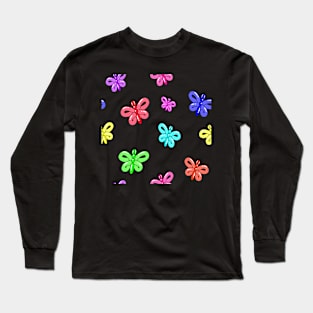 Balloon Butterflies Long Sleeve T-Shirt